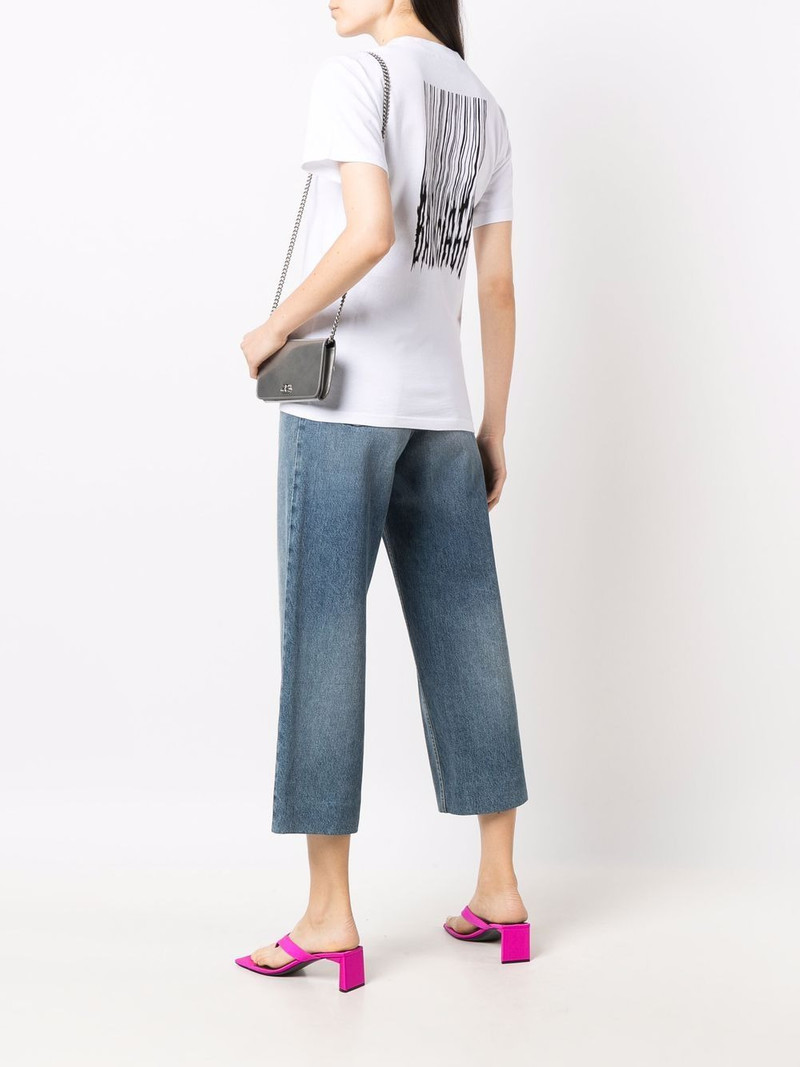 BALENCIAGA barcode-print T-shirt outlook