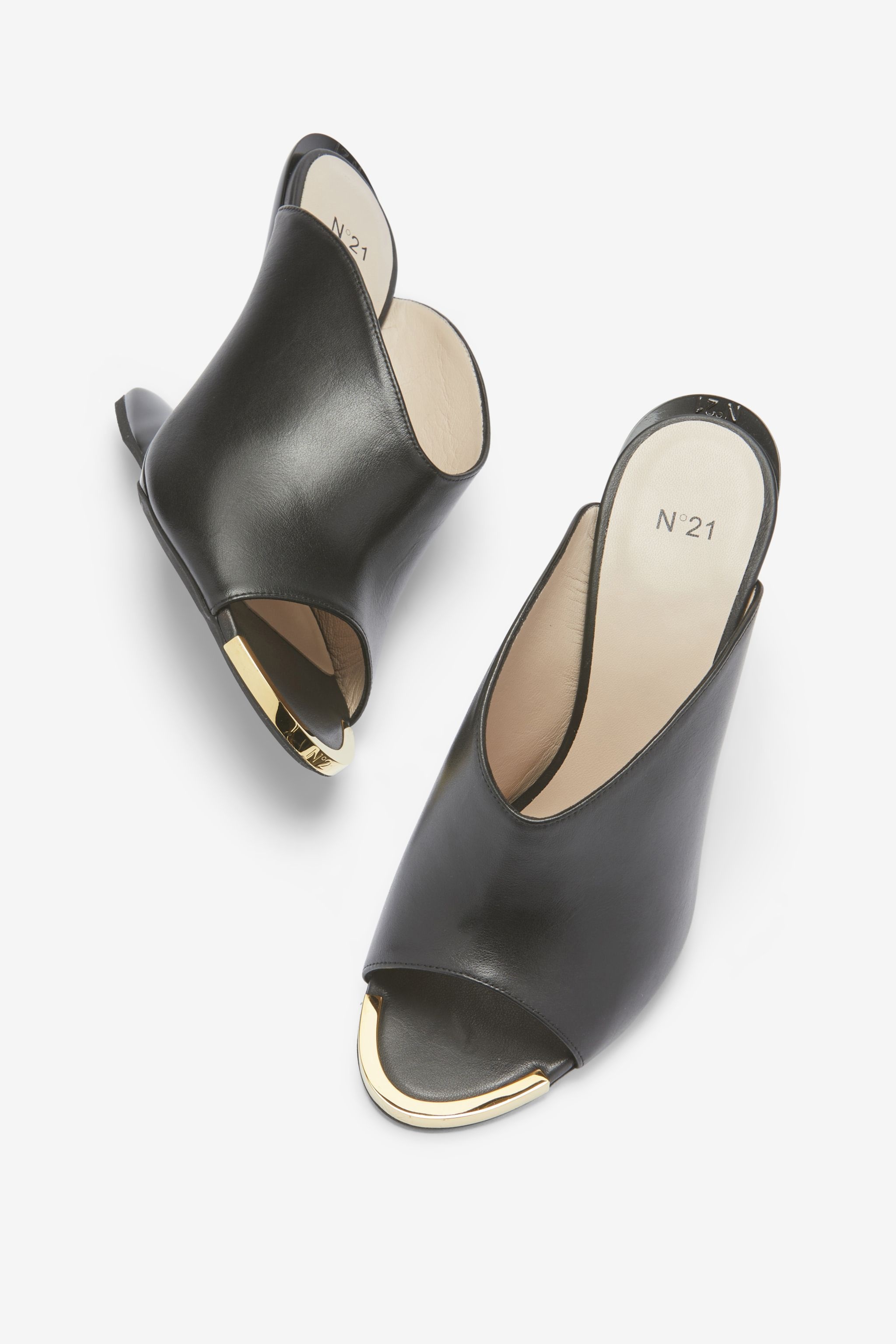 LEATHER MULES - 4