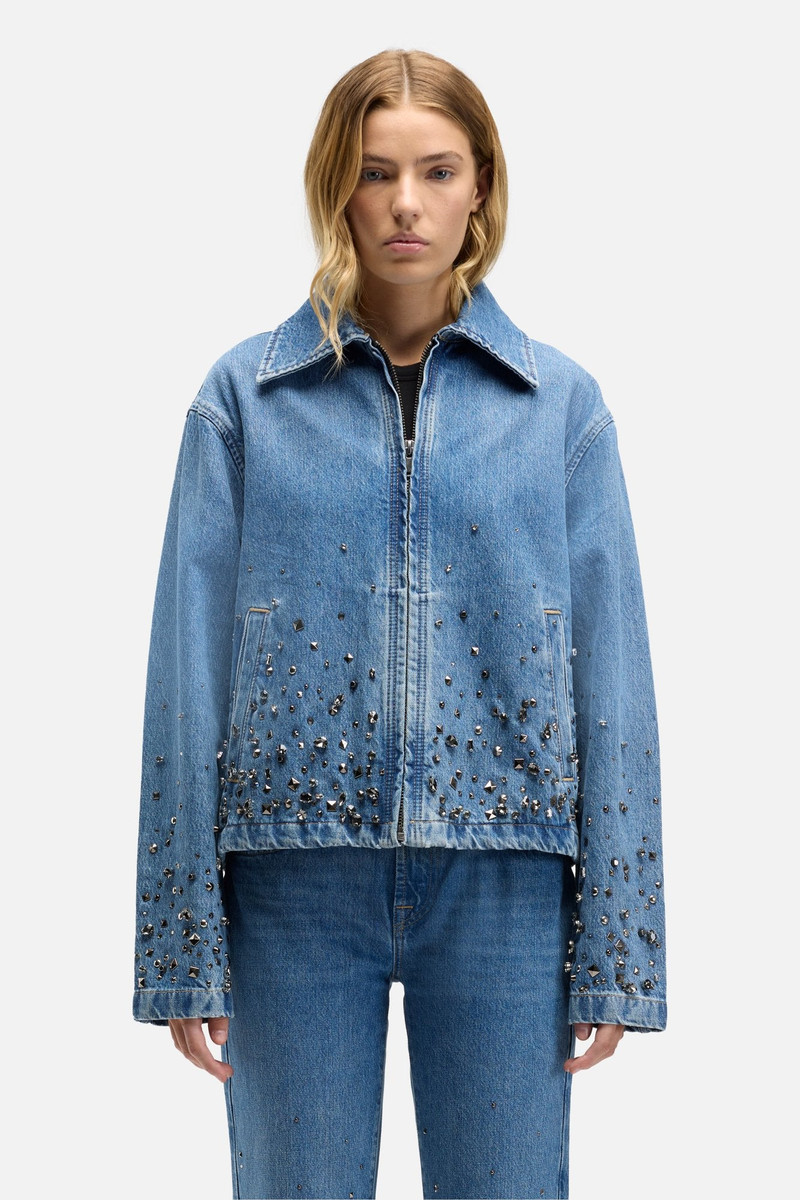 EMBELLISHED WORKWEAR DENIM JACKET 3