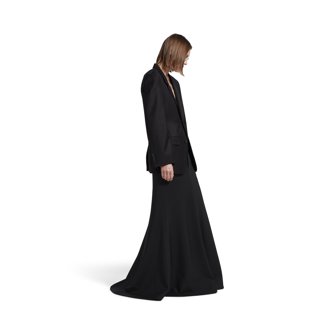 Women's Standard Tailored Jacket in New Black - 3