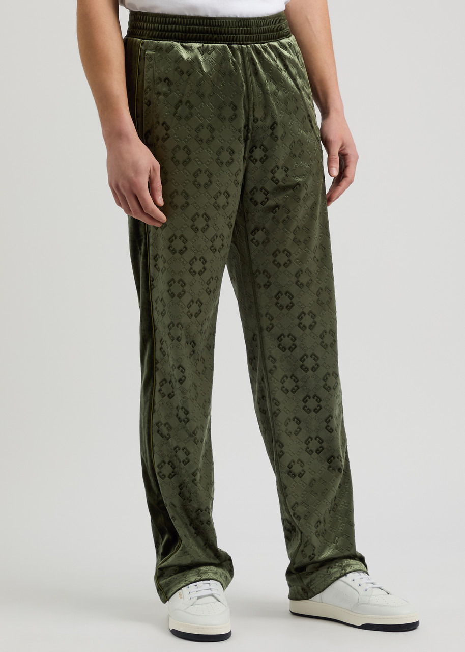 Givenchy Logo-jacquard Velour Sweatpants - 2