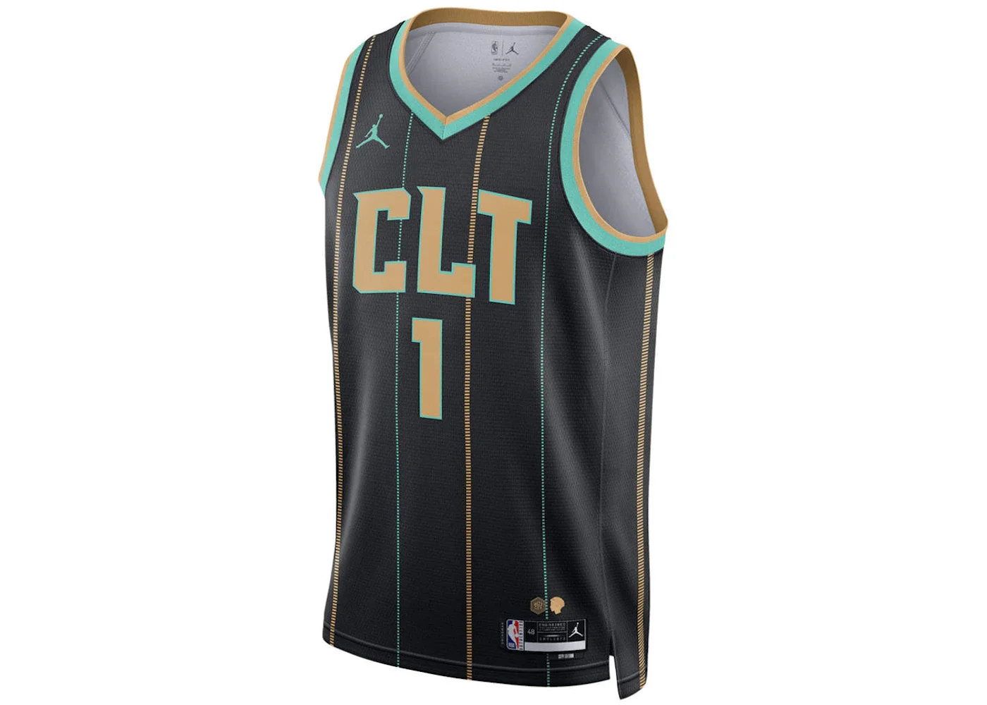 Nike NBA Charlotte Hornets Lamelo Ball Jersey Black - 1