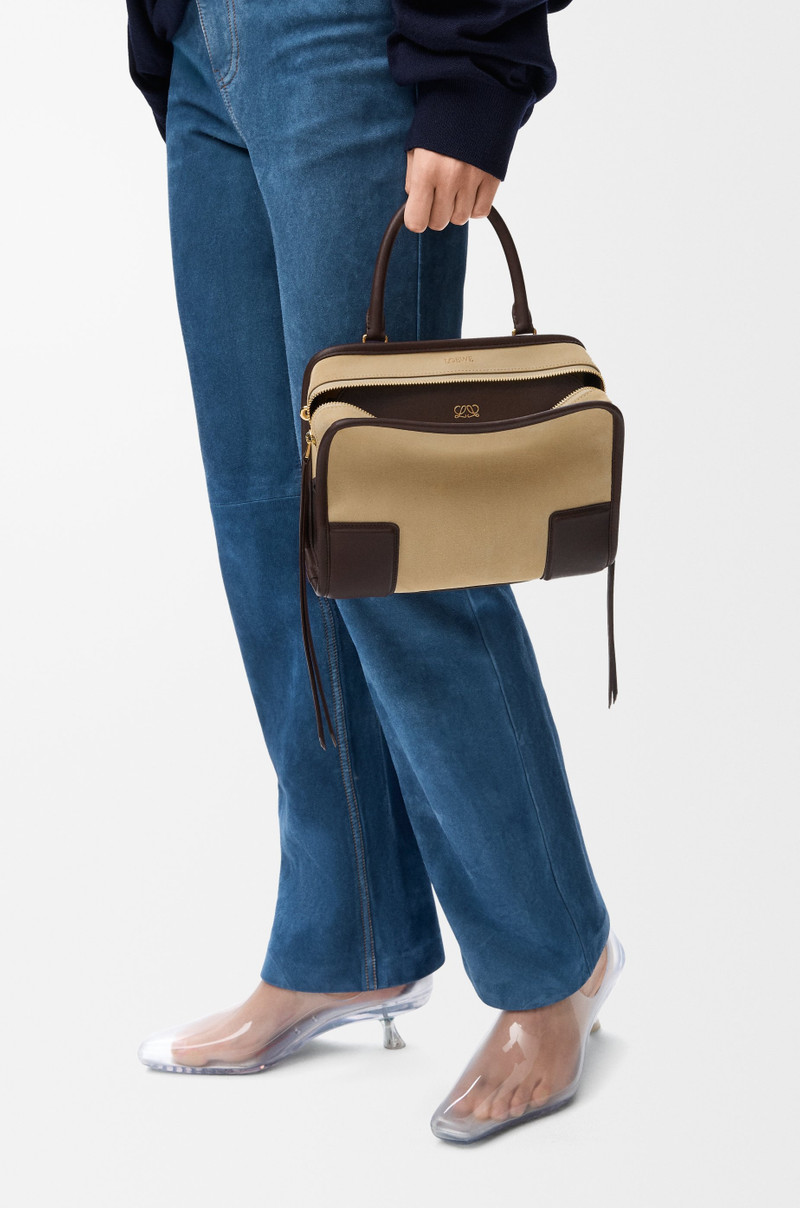 Loewe Small Amazona 180 bag in suede outlook