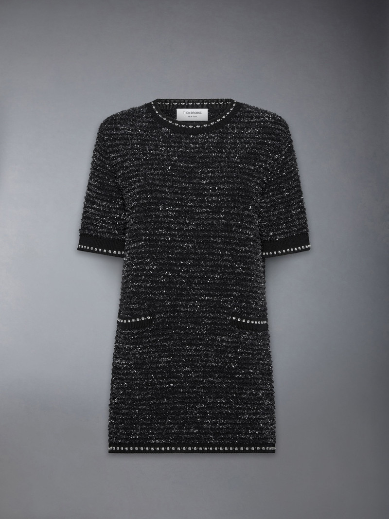 EYELASH TWEED JACQUARD MINI DRESS 6