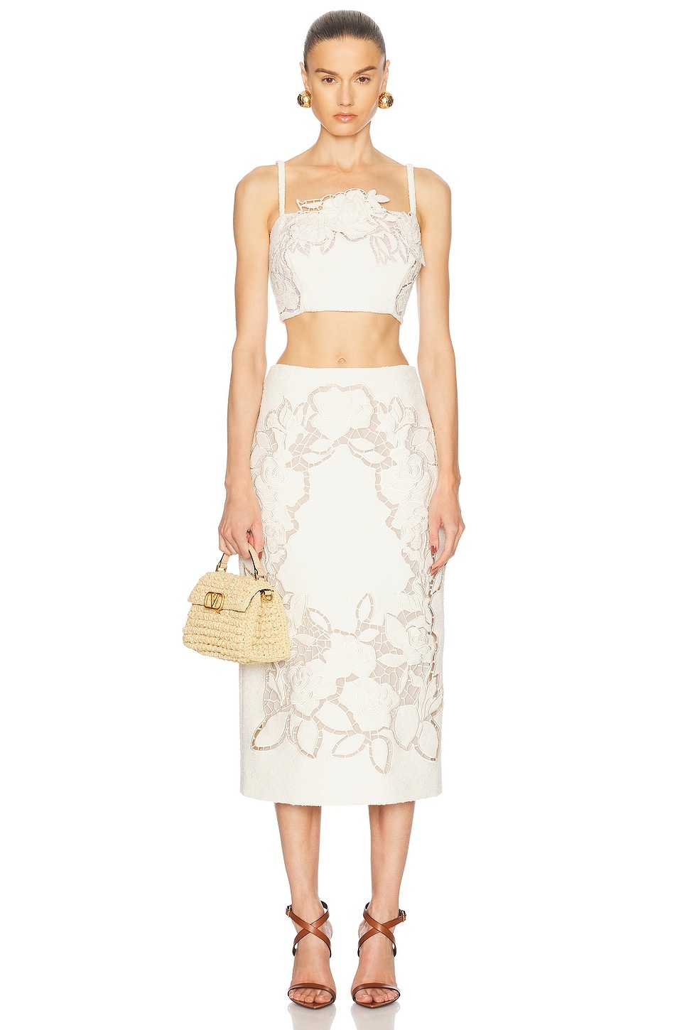 Tweed Midi Skirt - 5
