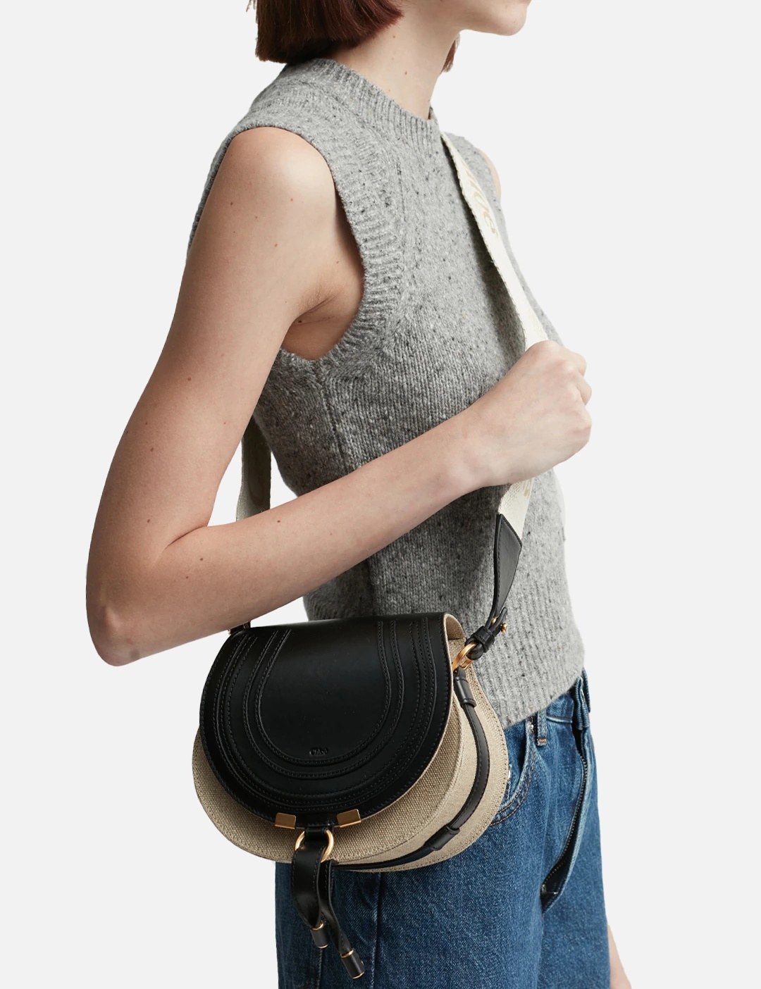 SMALL MARCIE SADDLE BAG - 6
