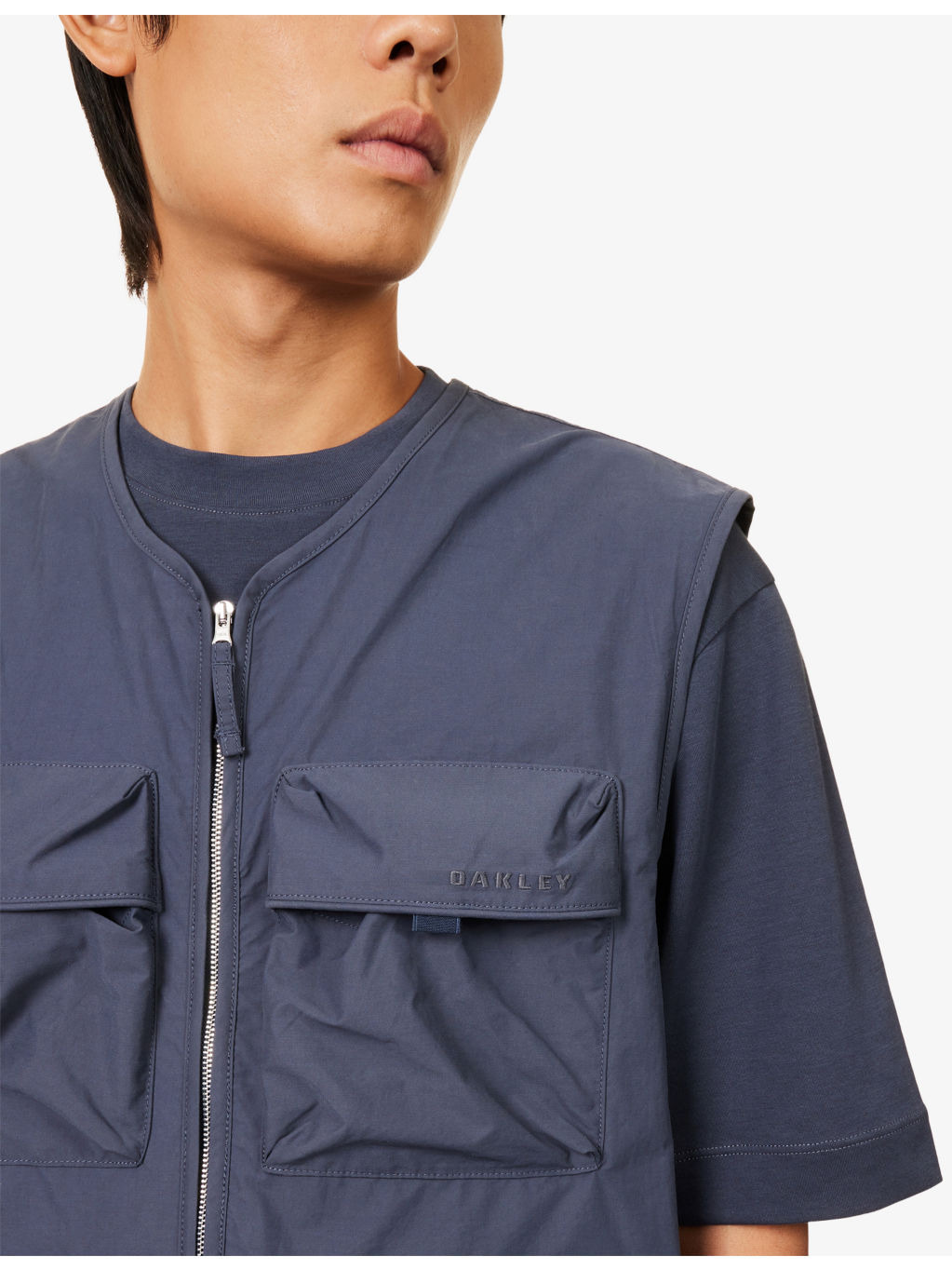 Reserve Sleeveless Cotton Blend Utility Vest - 5