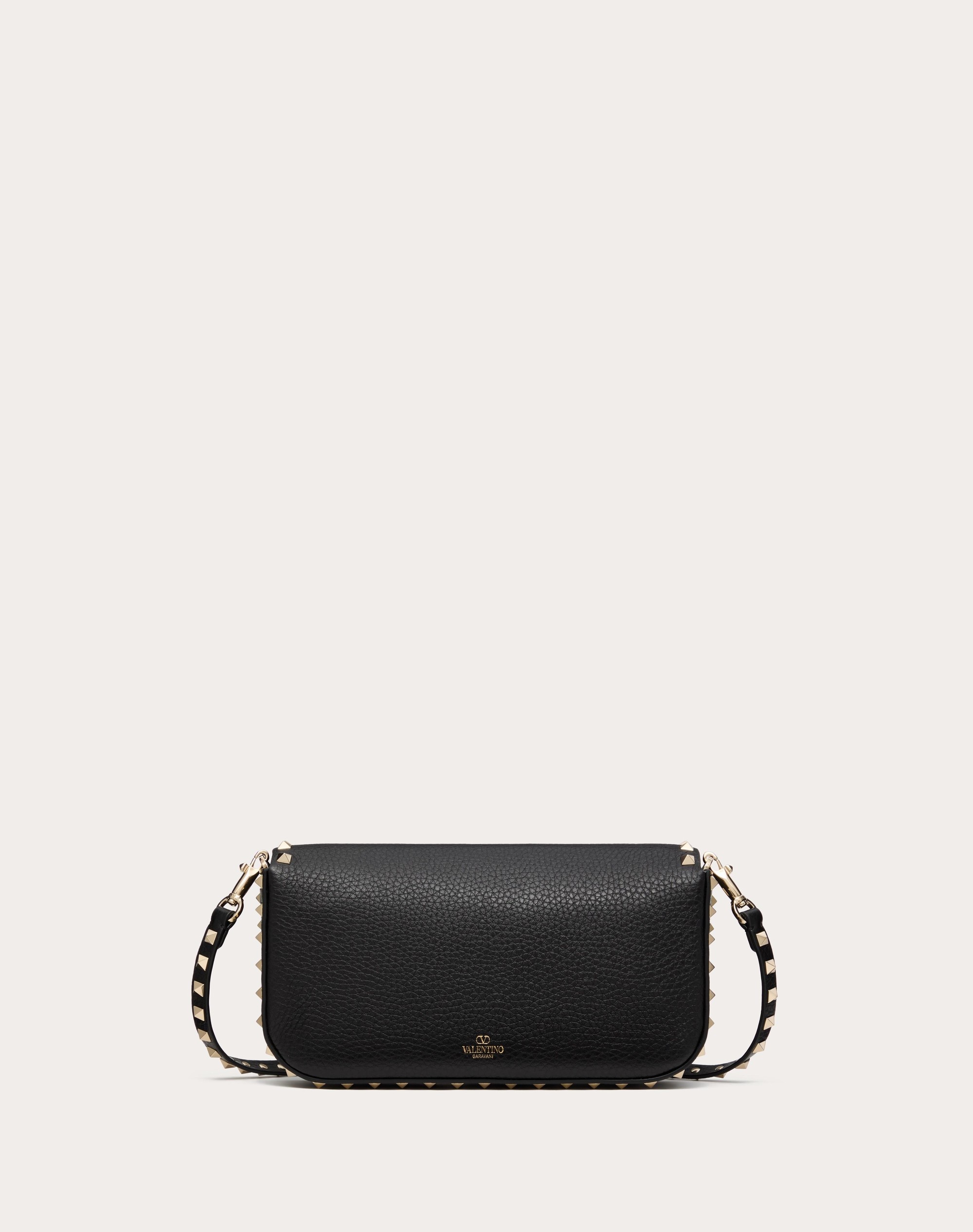 VALENTINO GARAVANI ROCKSTUD GRAINY CALFSKIN SHOULDER BAG - 4