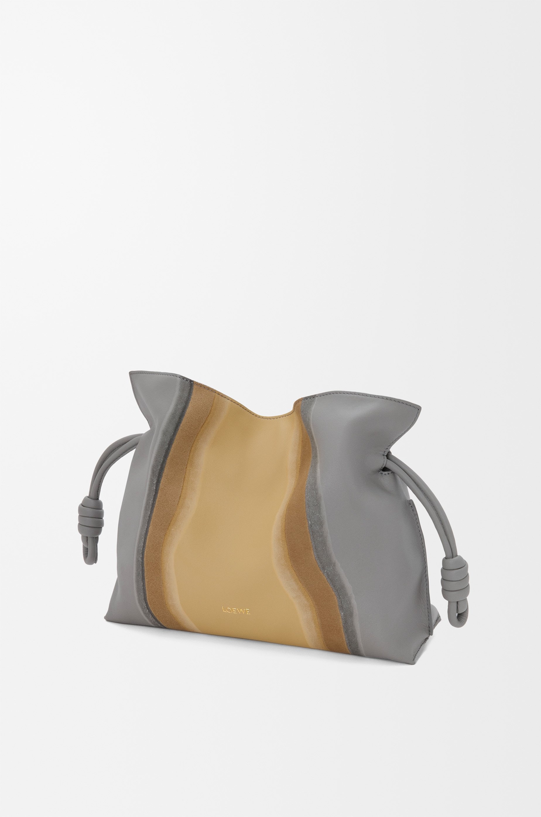 Medium Flamenco clutch in nappa calfskin - 4