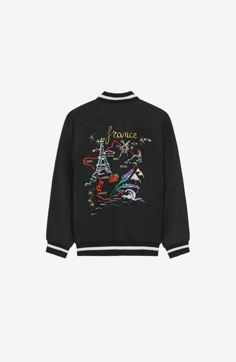'France Japan' reversible bomber jacket 3