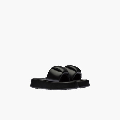 Miu Miu Nappa leather sandals outlook