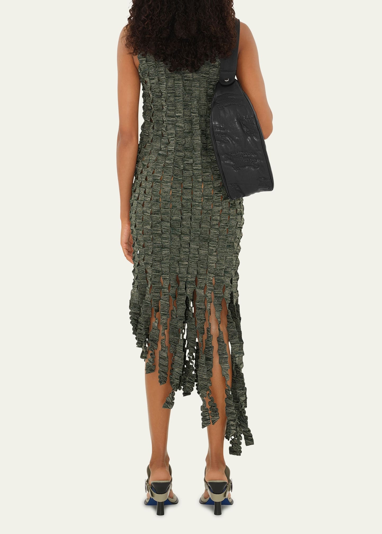 Asymmetric Fringe Dress - 3