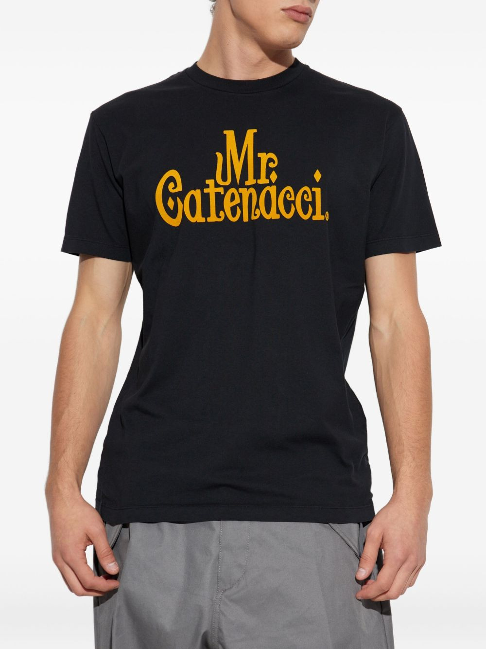 text-print T-shirt - 3