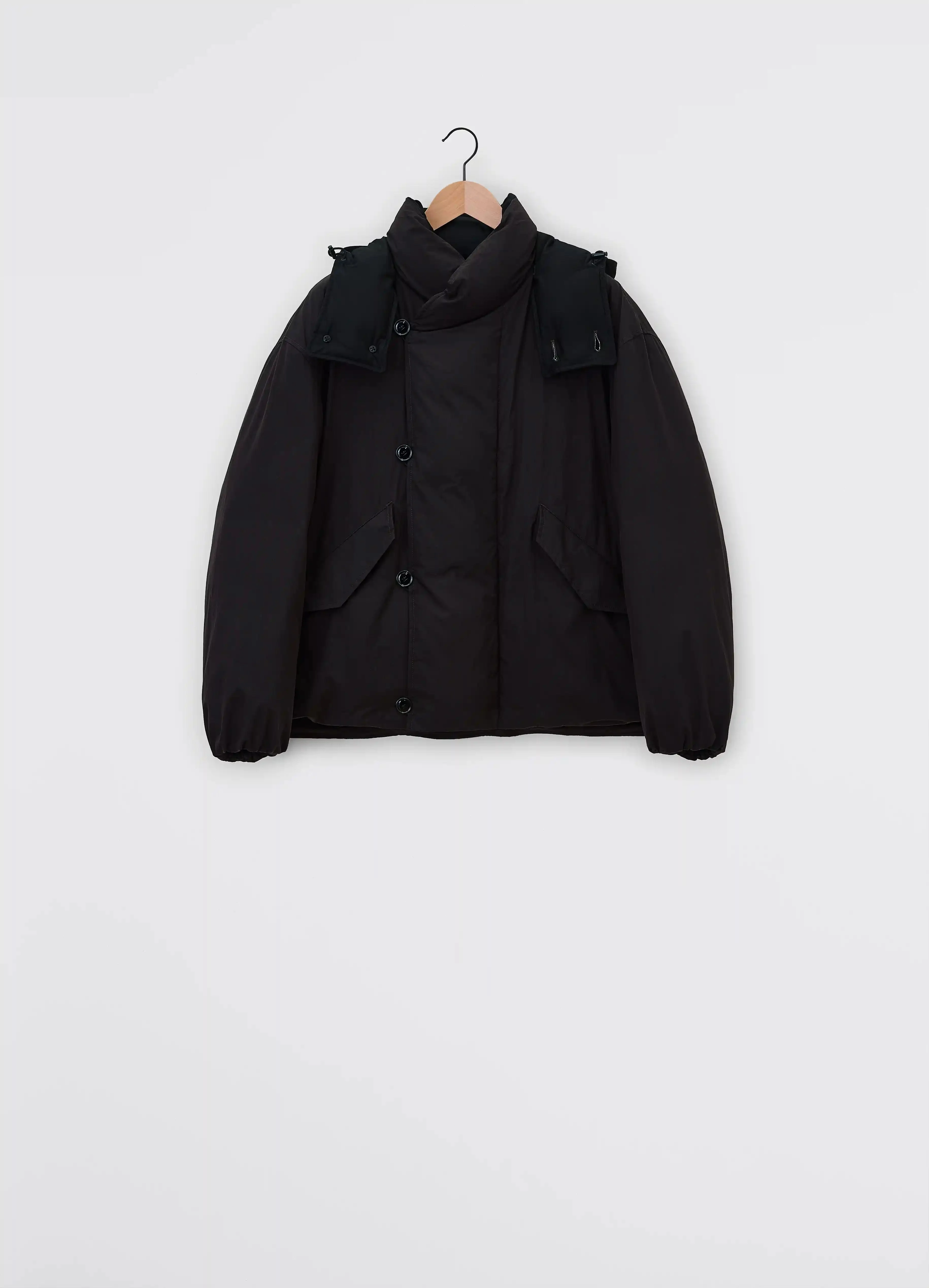 HOODED PUFFER BLOUSON - 1