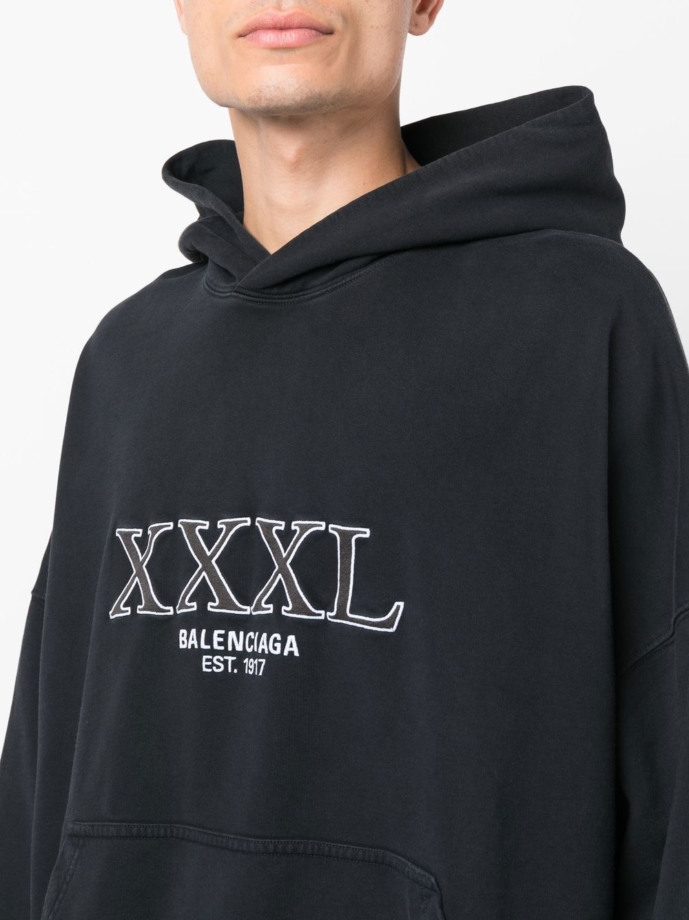 XXXL oversized cotton hoodie - 6