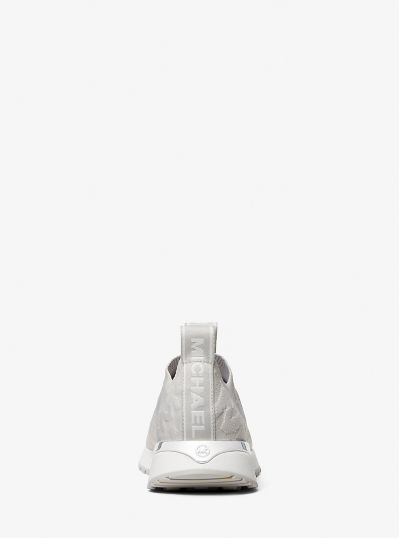 Bodie Logo Embossed Stretch Knit Slip-On Trainer 3