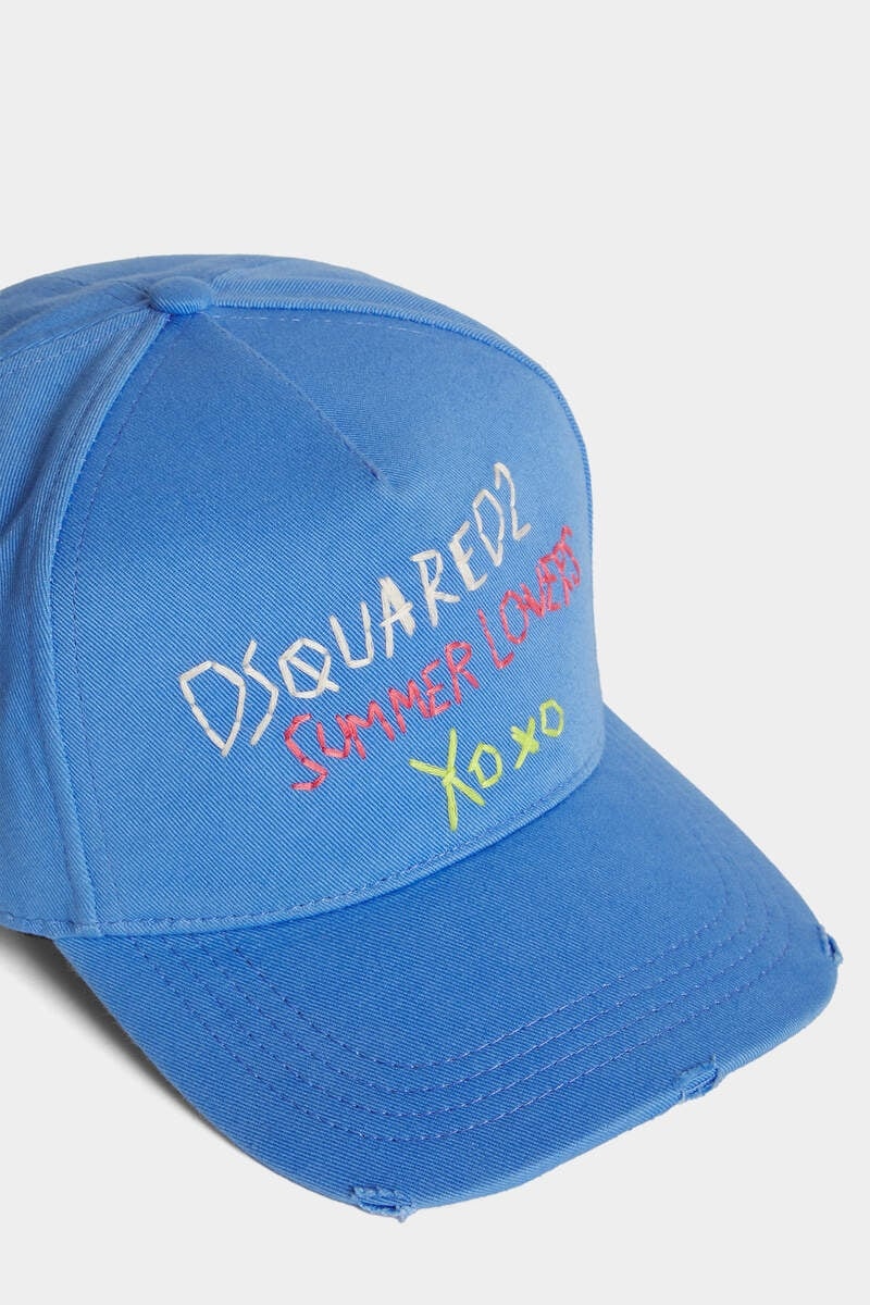 SUMMER LOVERS EMBROIDERED BASEBALL CAP - 5