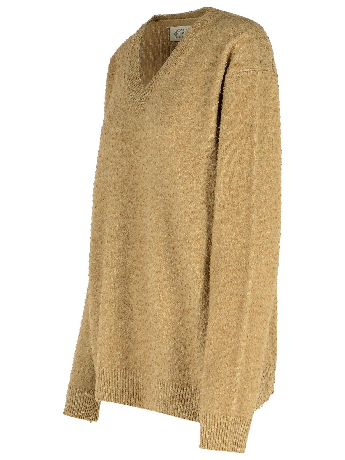Maison Margiela Beige Wool Blend Sweater Women - 2