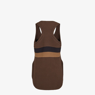 FENDI Brown cotton top outlook