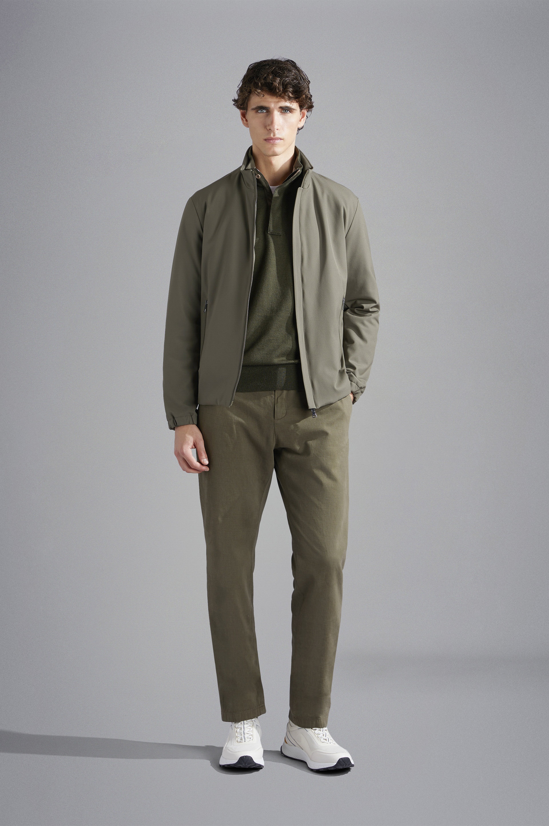 WOOL SWEATER WITH TYPHOON PLATINUM DETAILS - 2