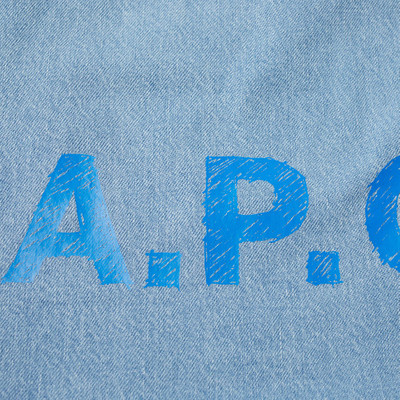 A.P.C. A.P.C. Diane Stonewashed Denim Shopper outlook