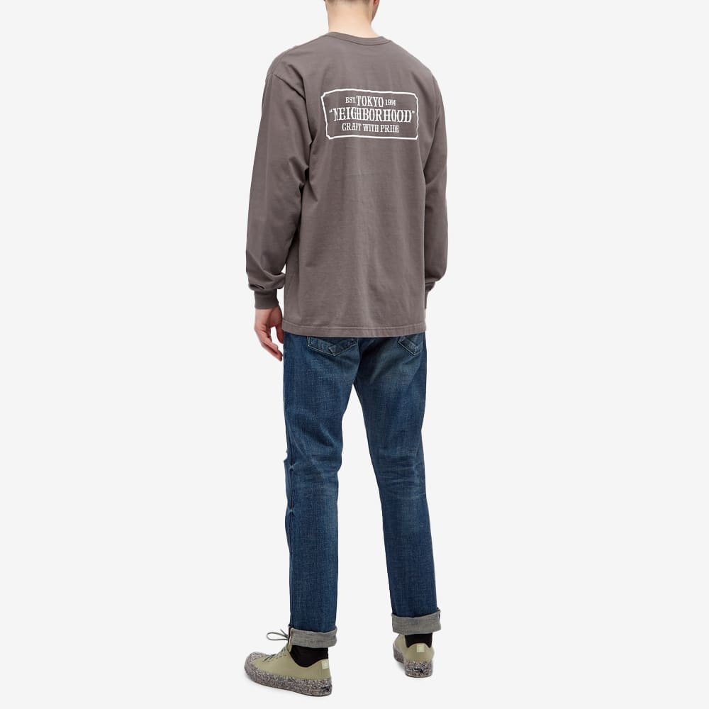 Neighborhood Long Sleeve Bar & Shield Tee - 6