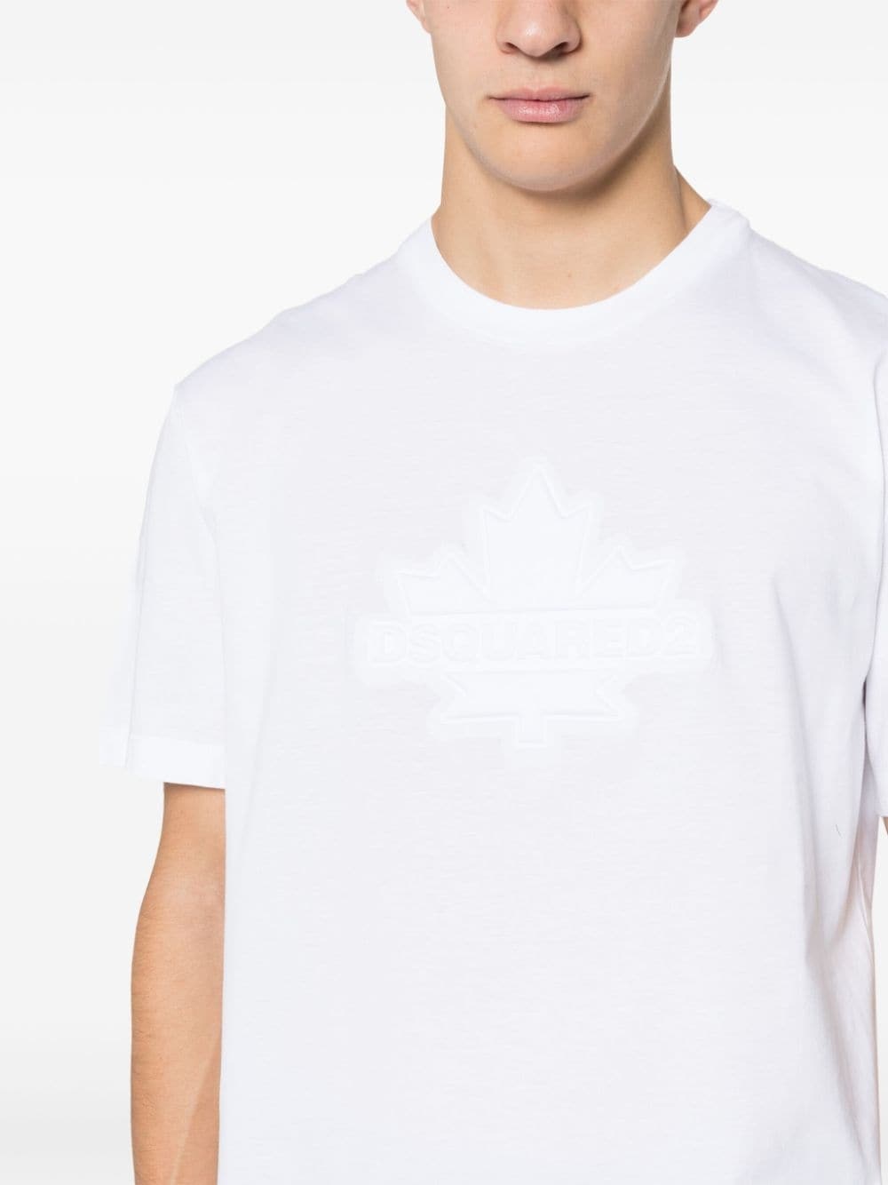Leaf Skater cotton T-shirt - 5