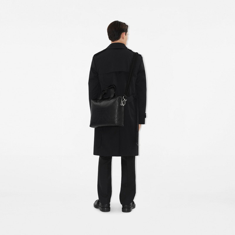 Burberry Embossed Check Briefcase outlook
