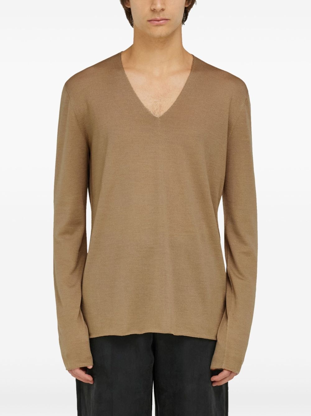 seamless knitted sweater - 3