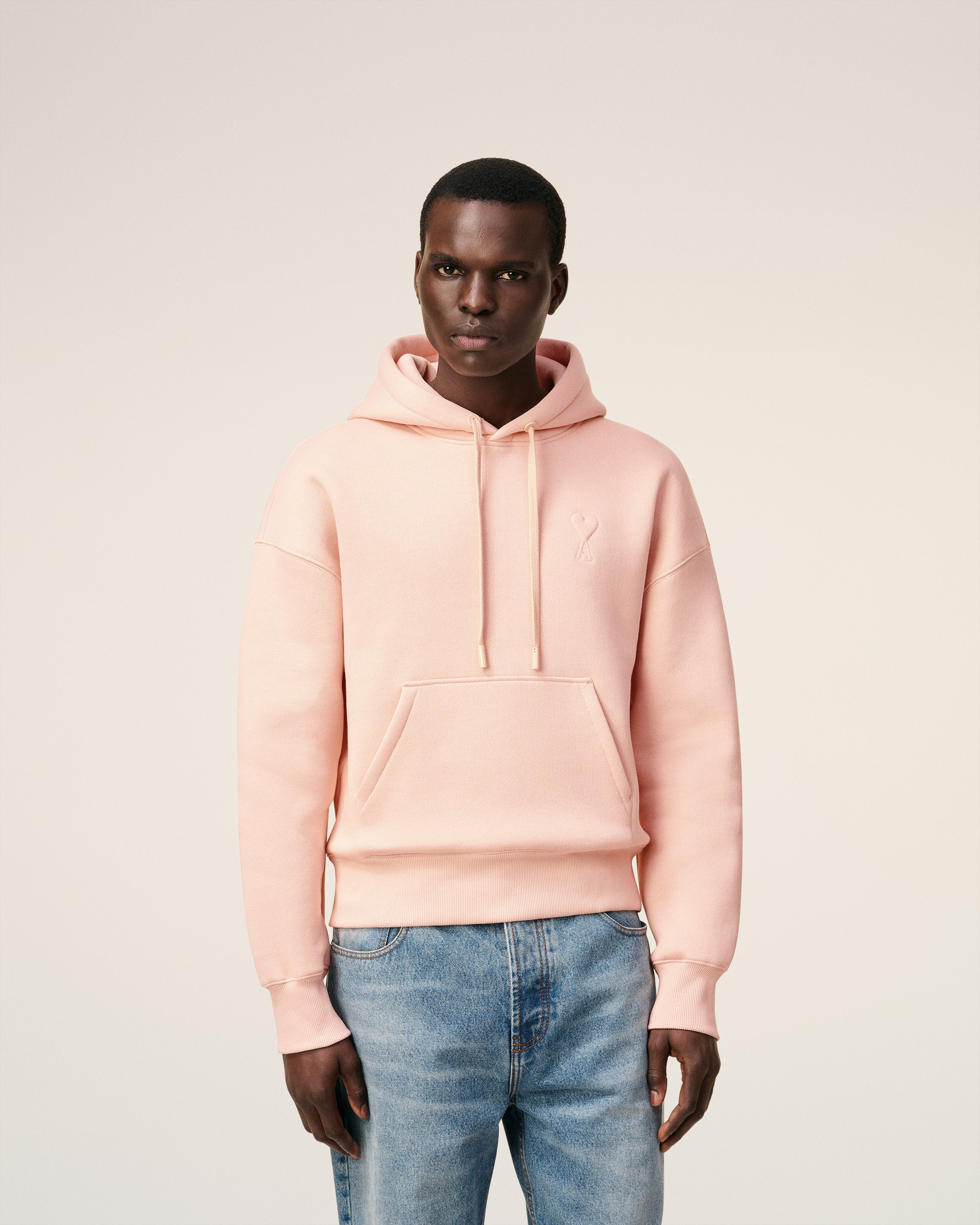 PINK COTTON AMI DE COEUR HOODIE - 3