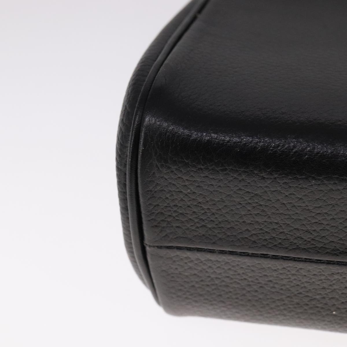 Burberry Hand Bag Leather Black - 12