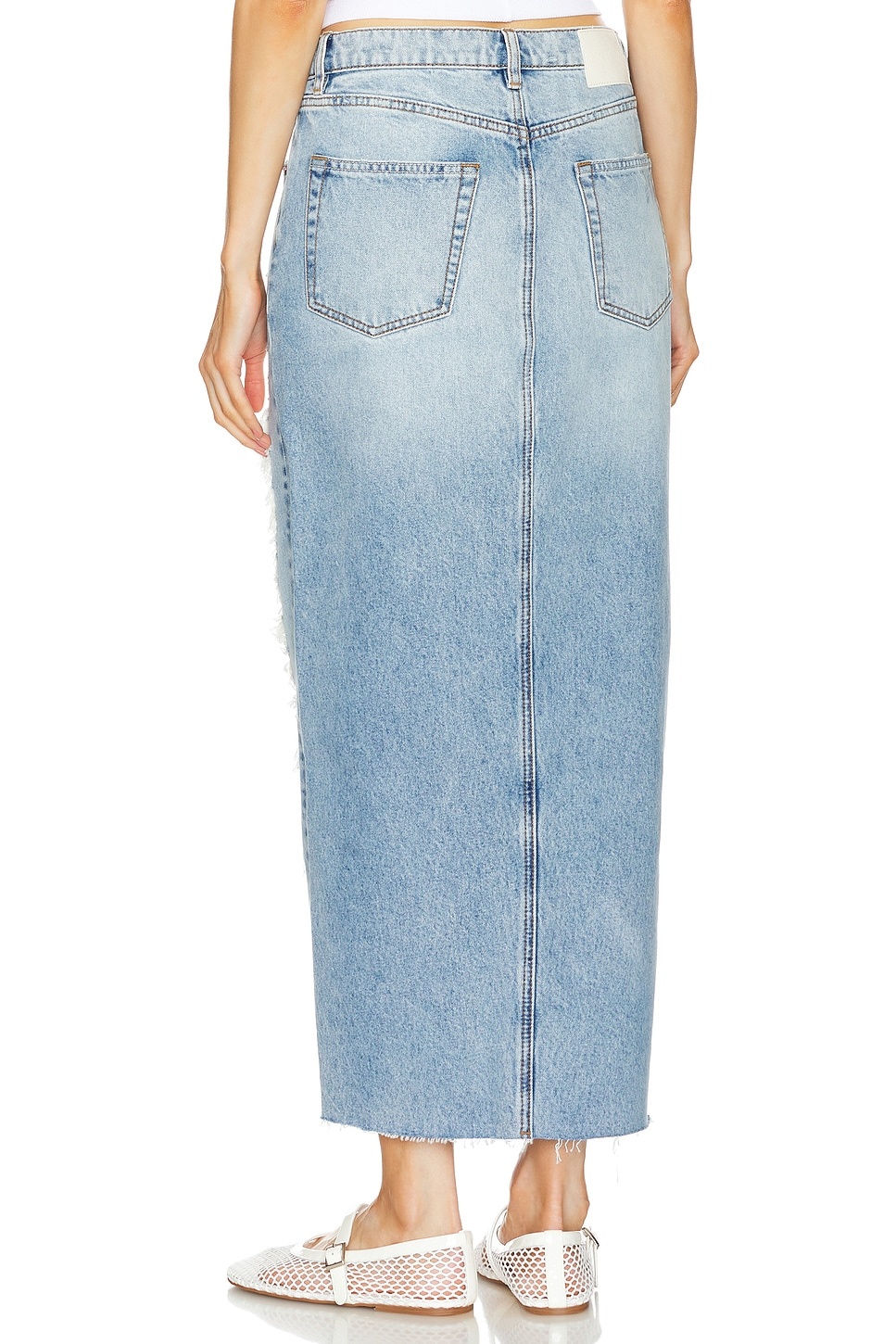 Blanca Maxi Skirt With High Slit - 4