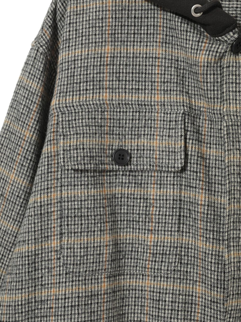 HOODED CHECKED SHIRT - 2