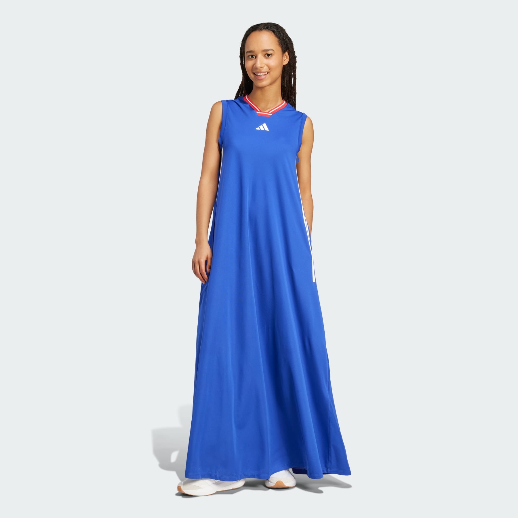 Tiro Cut 3-Stripes Soft Mesh Long Dress - 2