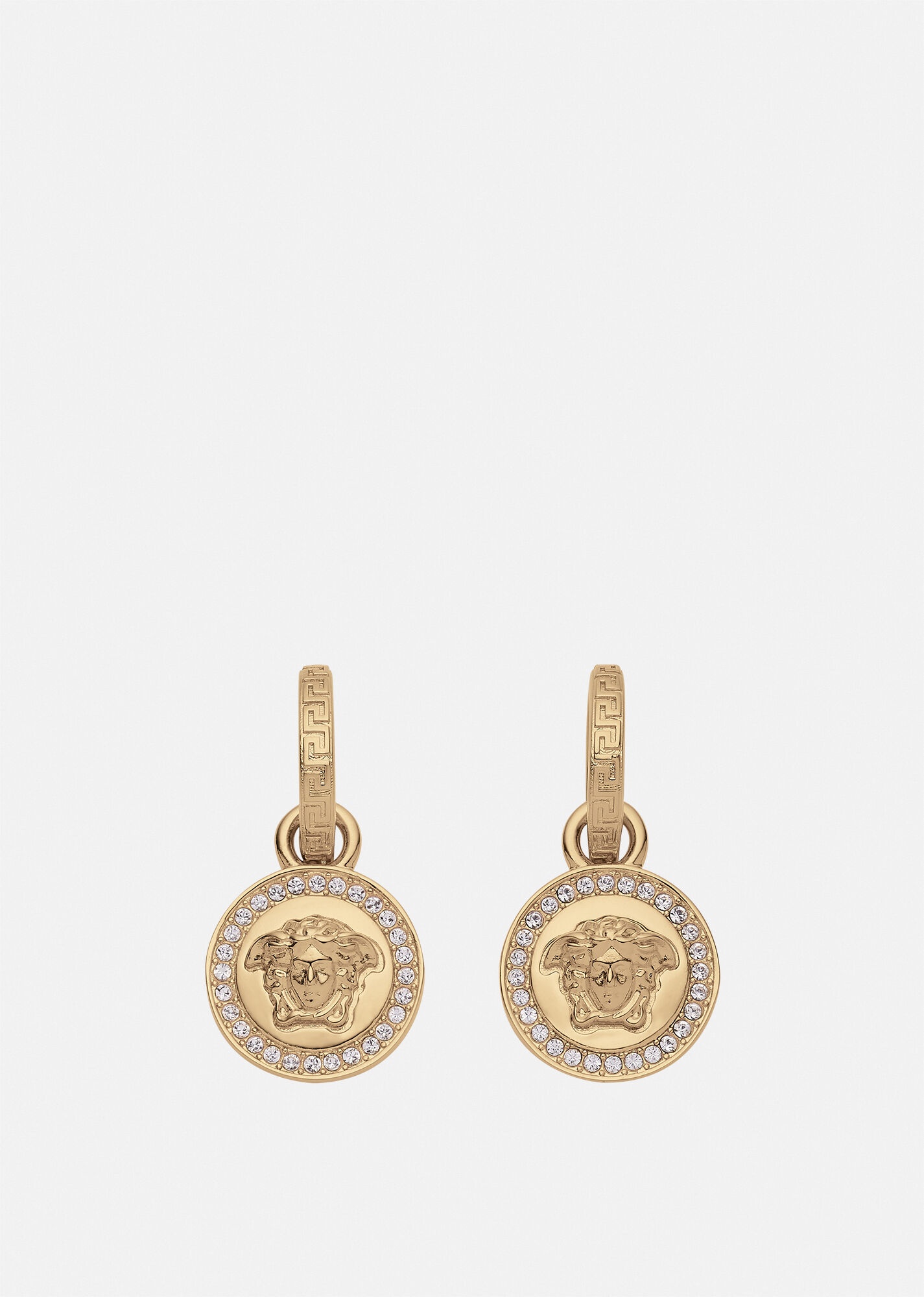 Greca and Medusa Drop Earring - 1