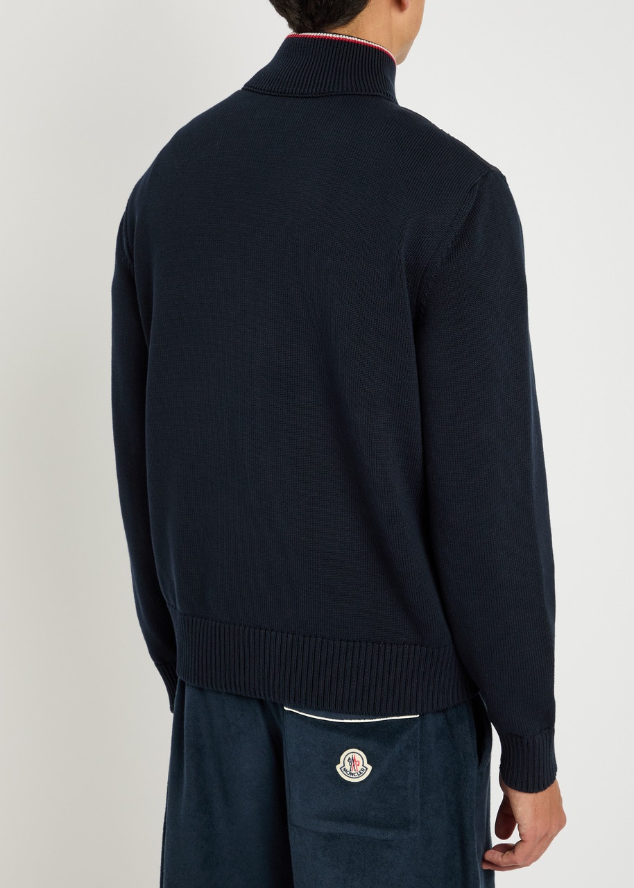Moncler Quilted Shell and Knit Jacket - 3