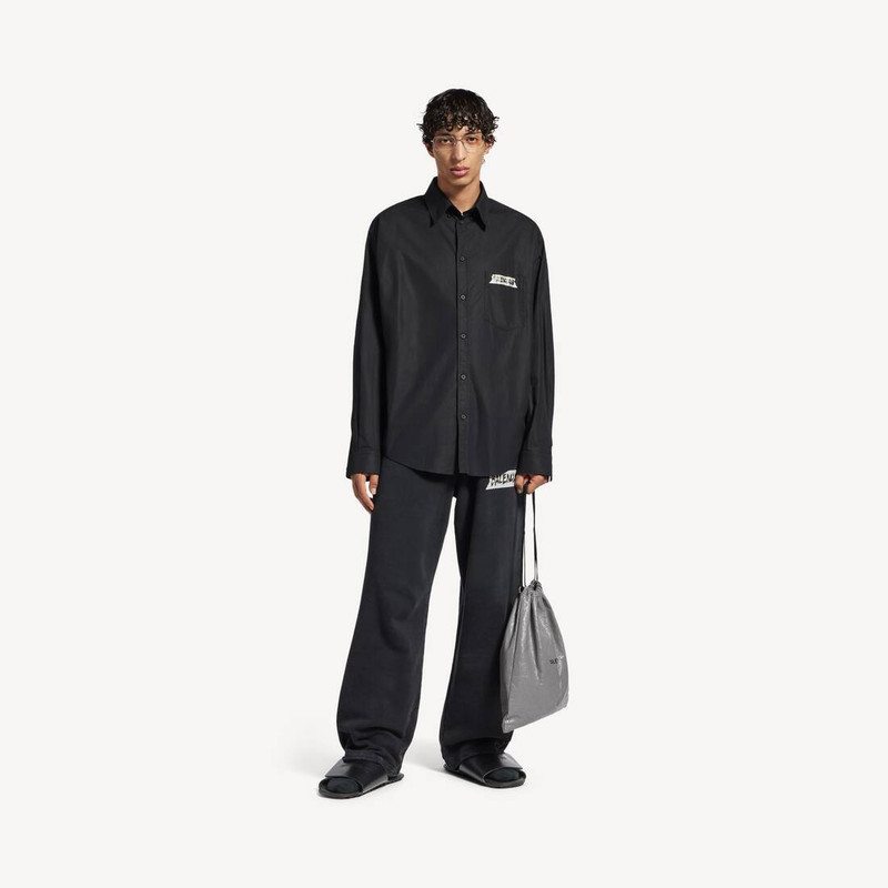 Men's Portofino Mule in Black 9