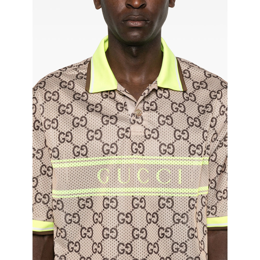 Gucci Brown Polo Shirts Men - 4