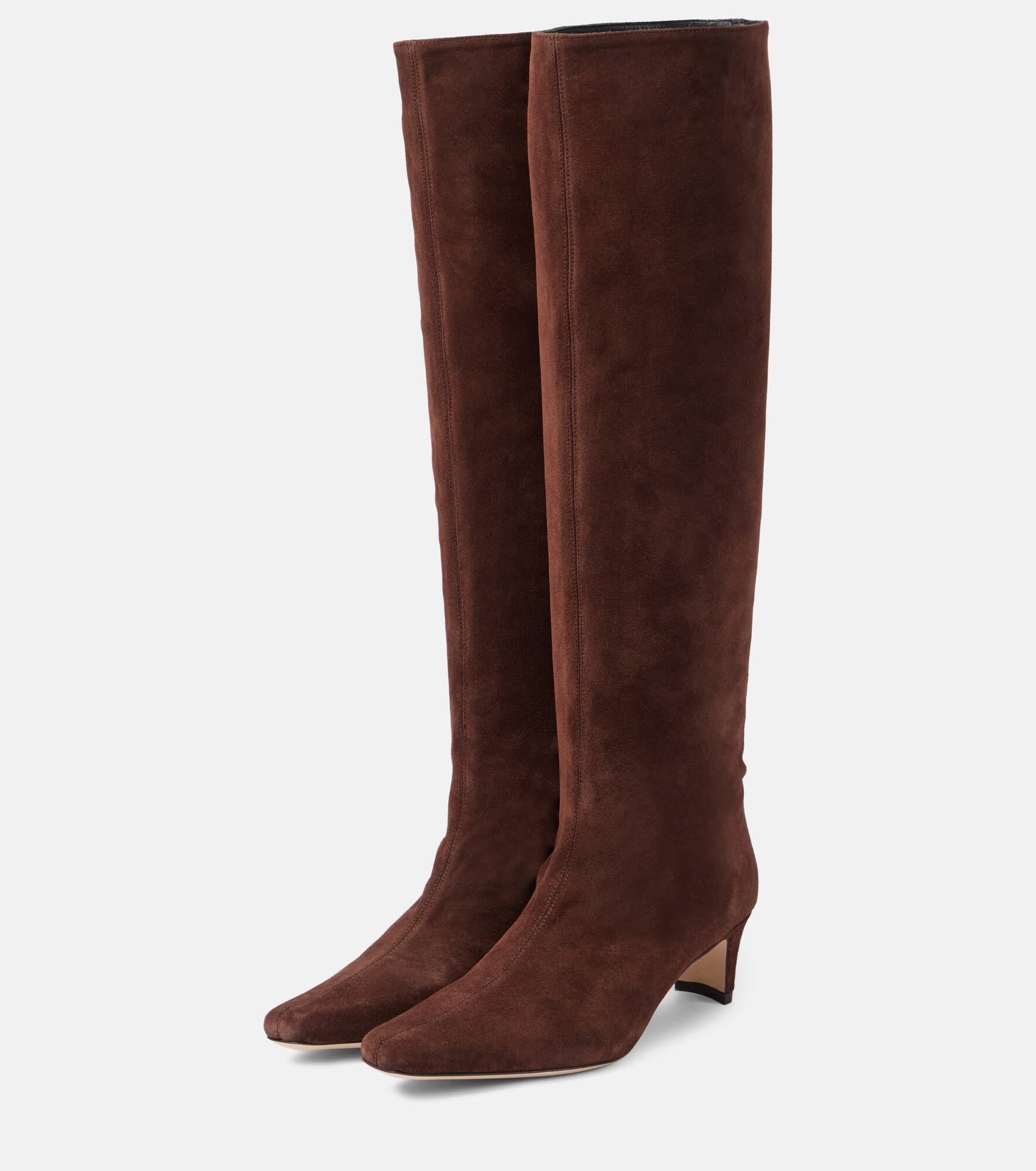Wally suede knee-high boots - 4