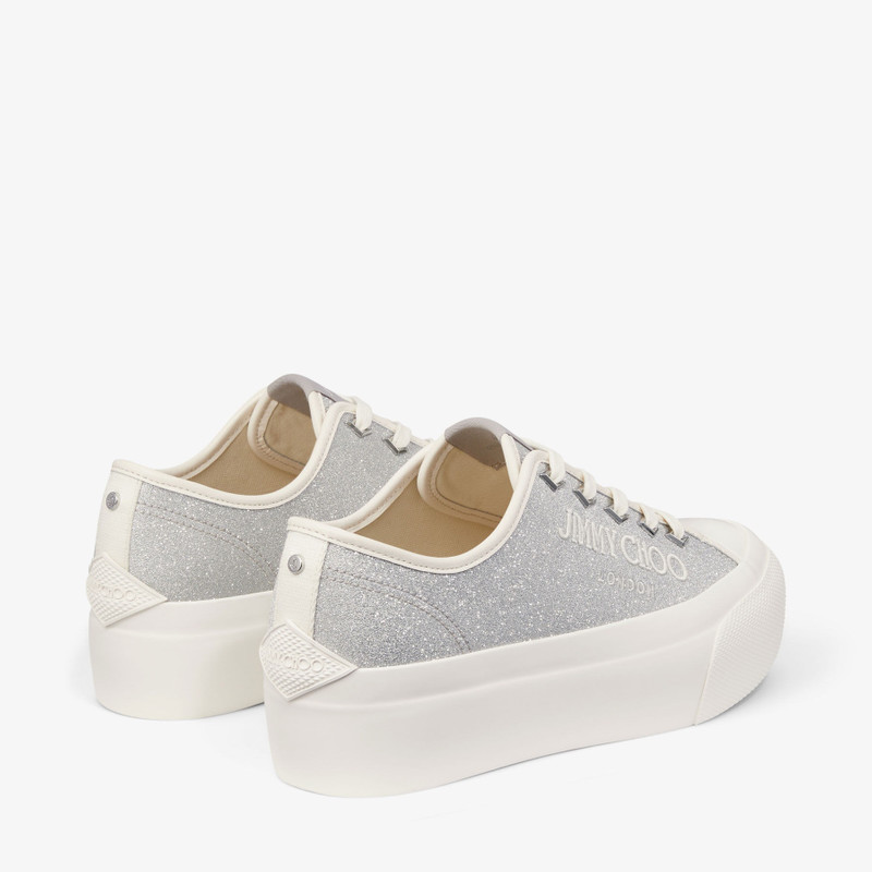 JIMMY CHOO Palma Maxi/F
Silver/Latte Glitter Platform Trainers outlook