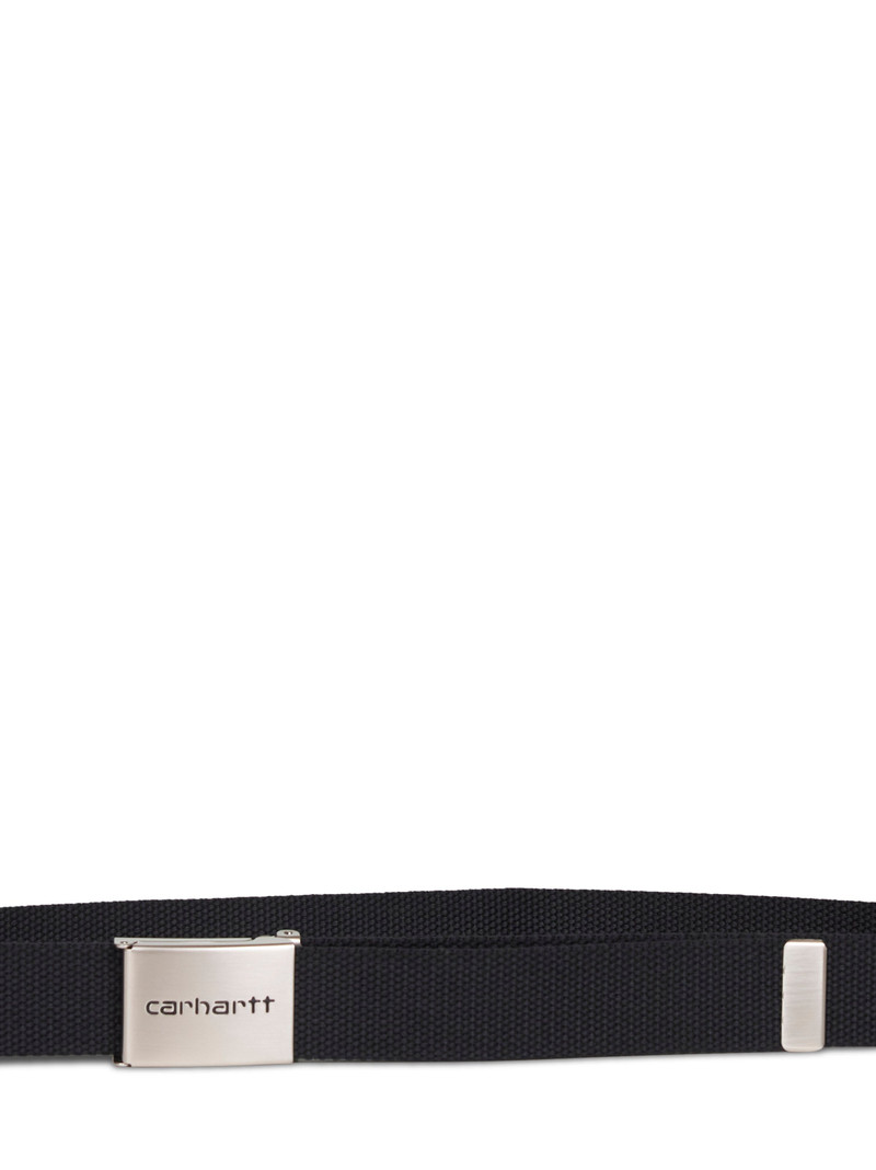 Carhartt Black Clip Belt Chrome belt outlook