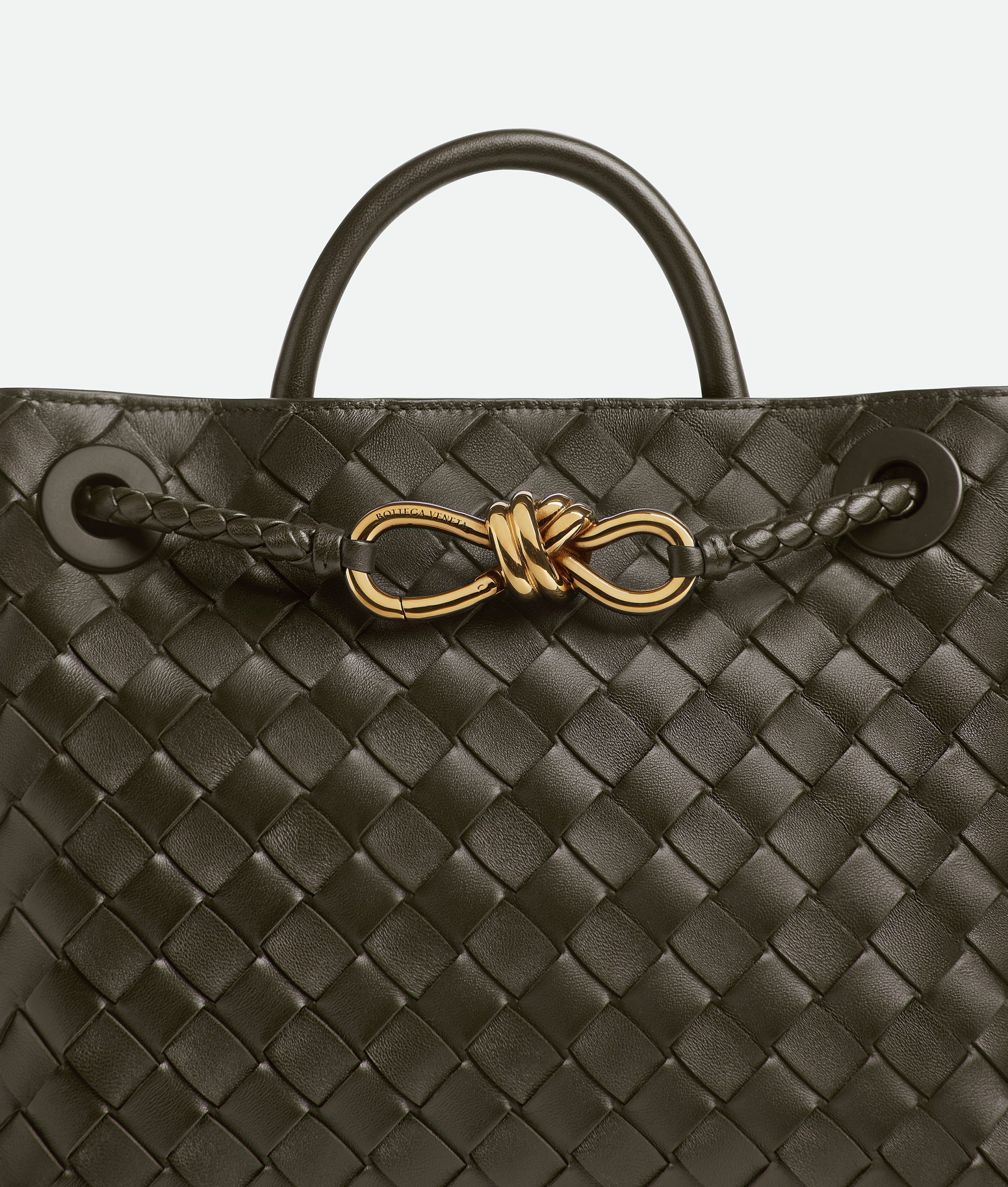 Bottega Veneta – Andiamo Small Kaki - 8