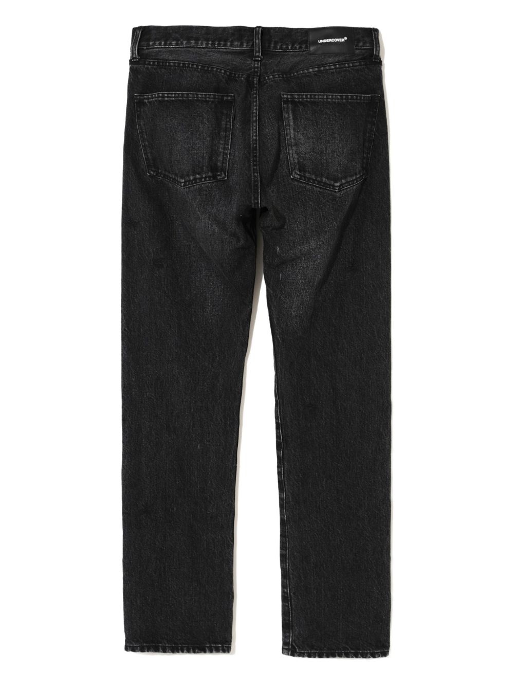 spider-embellished jeans - 2