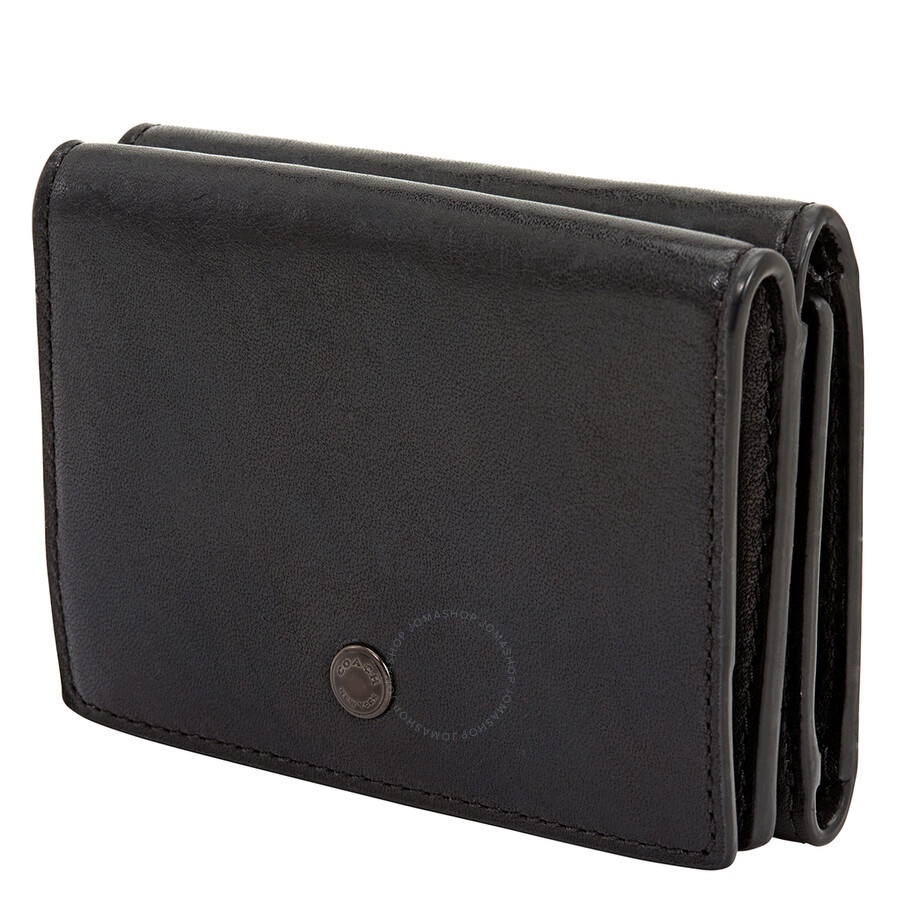 Coach Soft Leather Trifold Origami Coin Wallet - 4