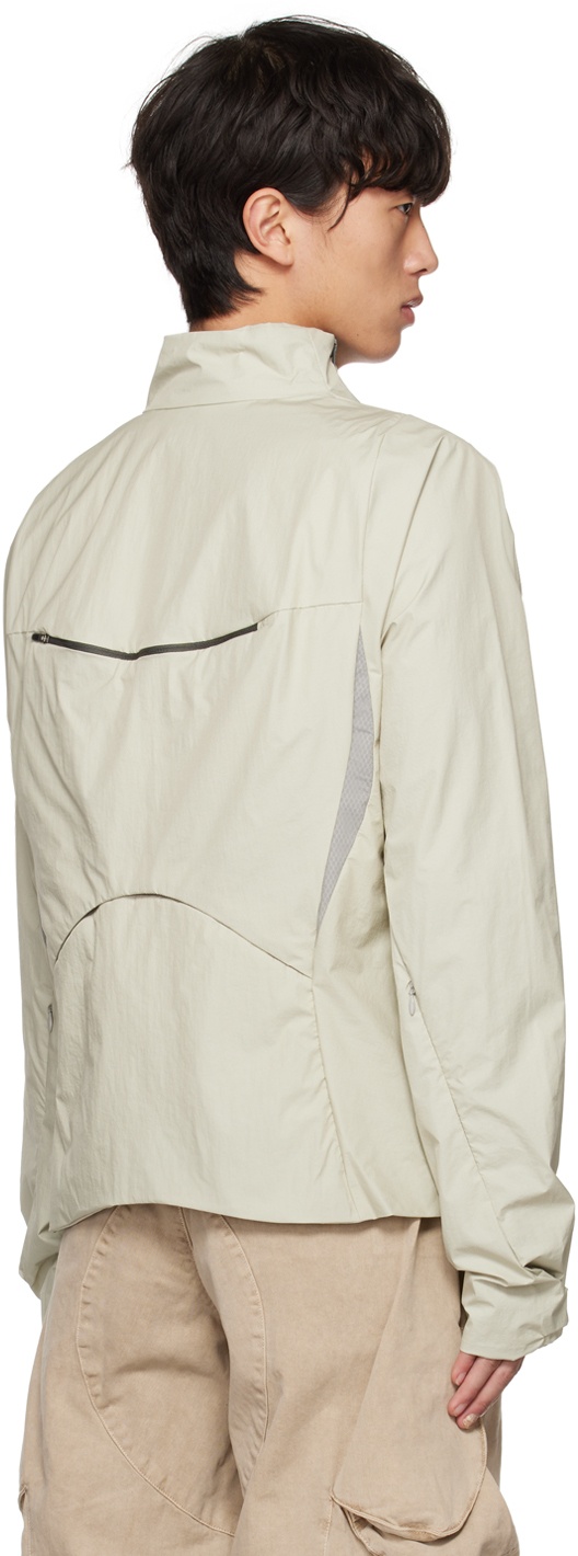 Green Paneled Jacket - 3