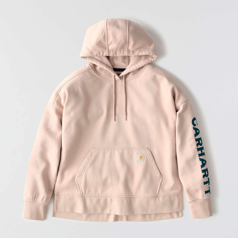 Oversized-Fit Midweight Hooded Mountain Graphic Sweatshirt 7