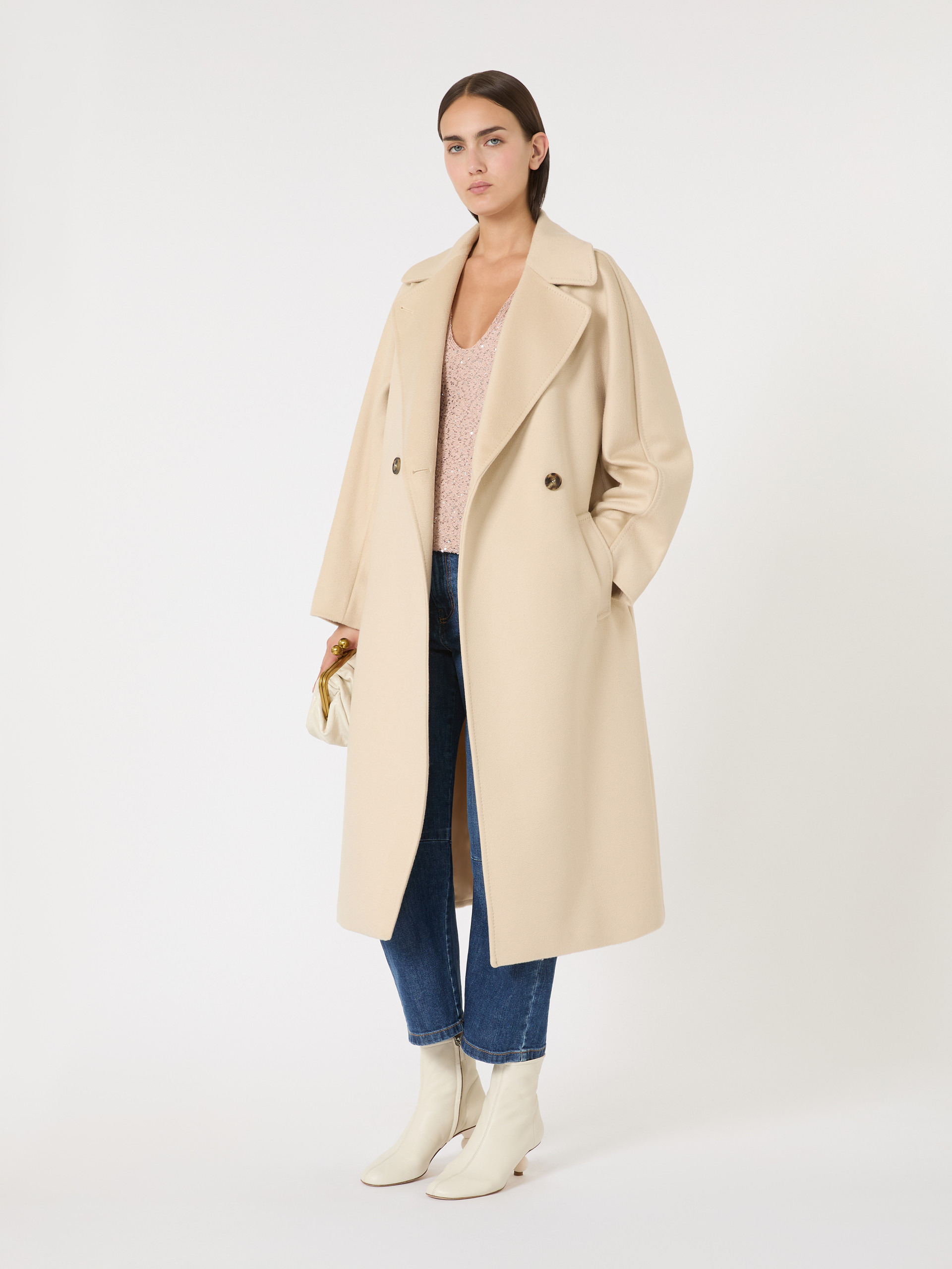 RESINA Double-breasted wool coat - 2