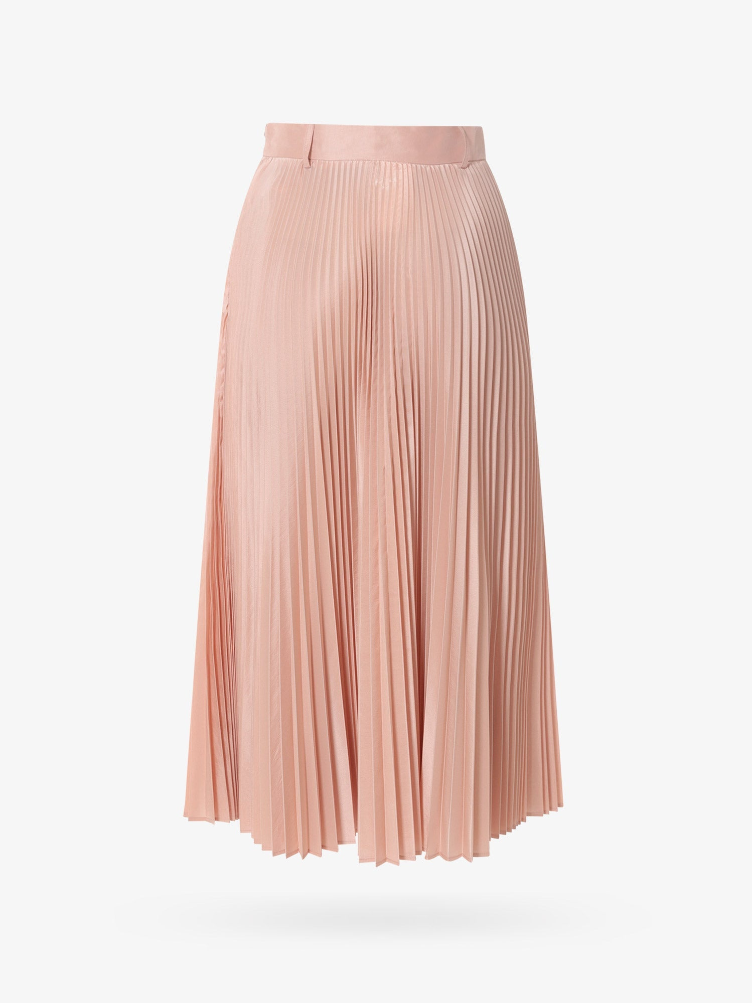 Distressed Fabric Pleated Skirt - 2