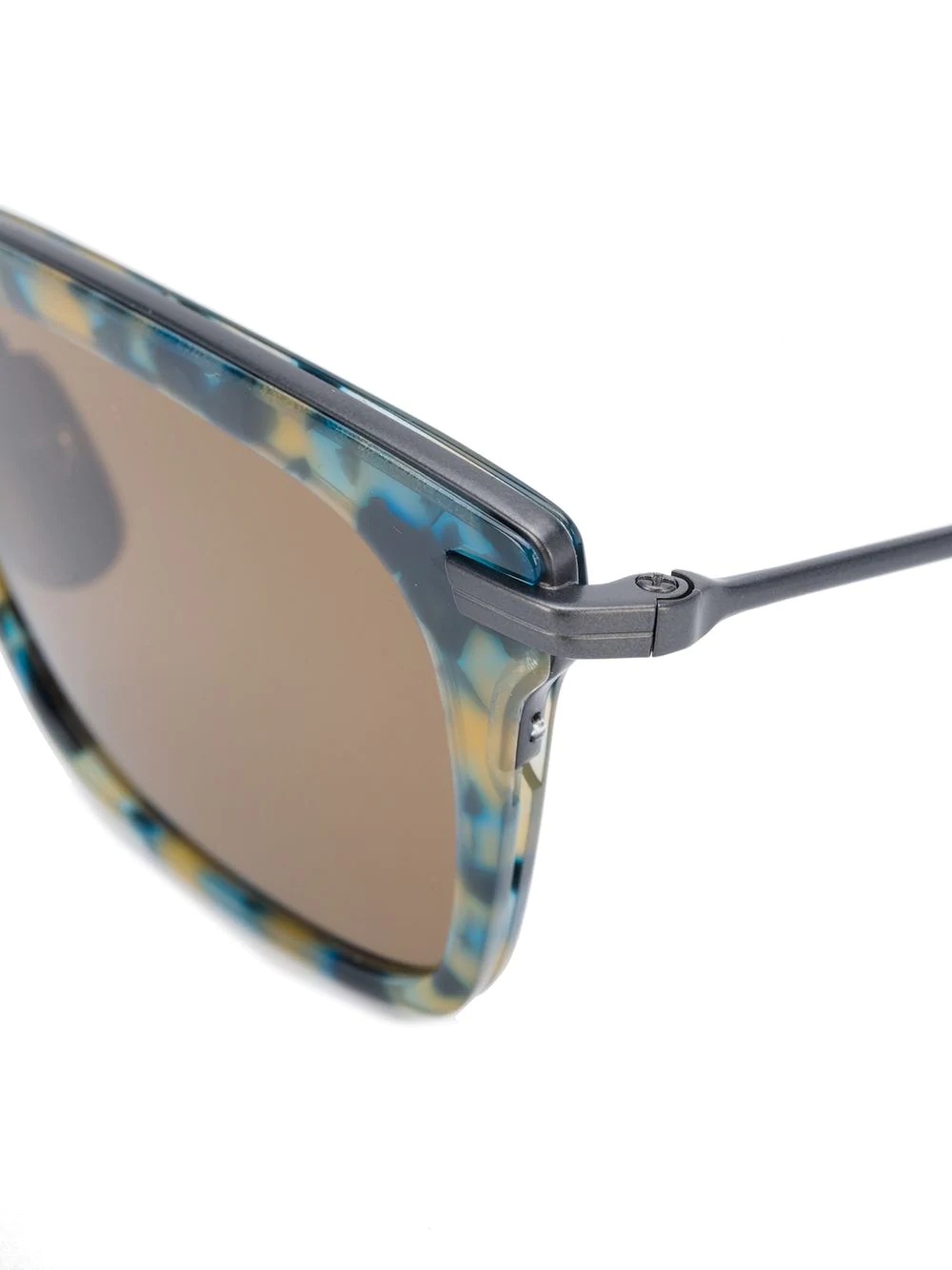 tortoiseshell effect sunglasses - 3