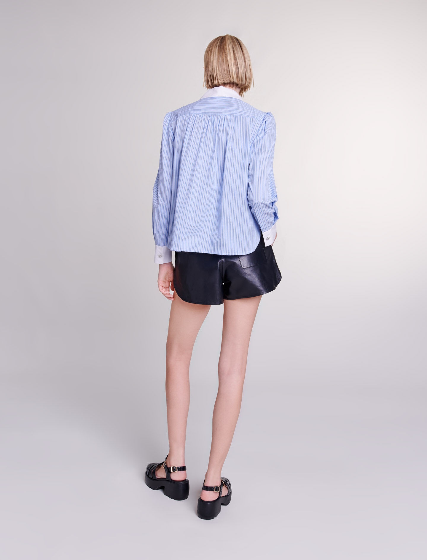 Contrast stripe shirt - 5